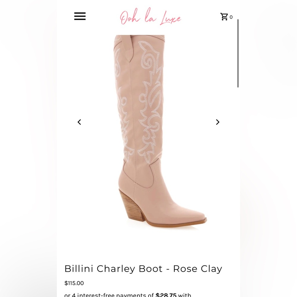 Billini Charley Rose Clay knee high boots
